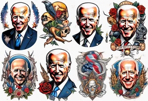 Joe biden tattoo idea