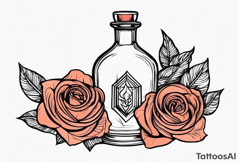Rose 
Meer 
Flasche 
Dornen 
Seil
Kerze tattoo idea
