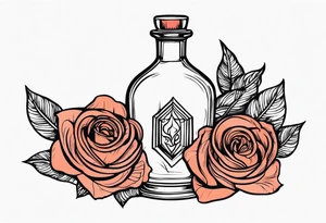 Rose 
Meer 
Flasche 
Dornen 
Seil
Kerze tattoo idea