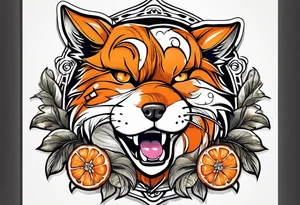 Clementine paw tattoo idea