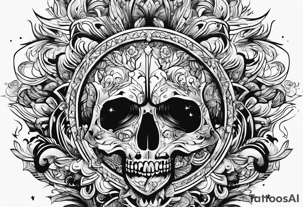 world blows up tattoo idea