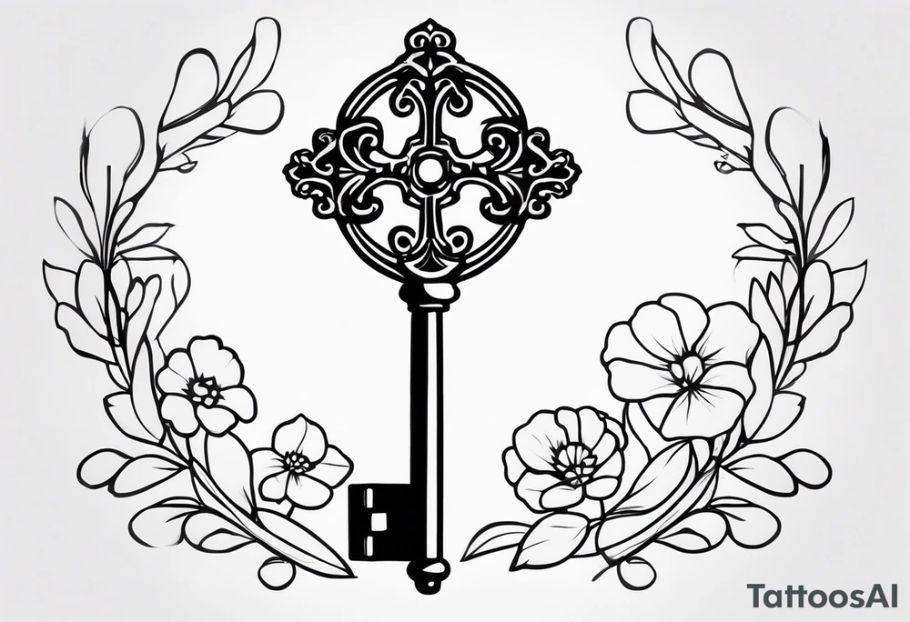 Skeleton Key tattoo idea