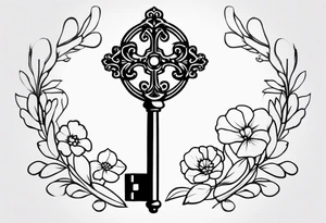Skeleton Key tattoo idea