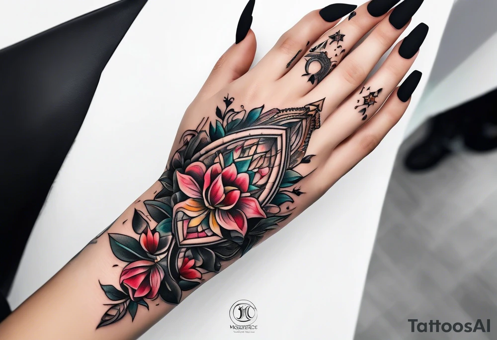 Finger tattoos to over up writing tattoo idea