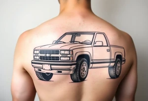 1993 Chevy Silverado 1500 tattoo idea