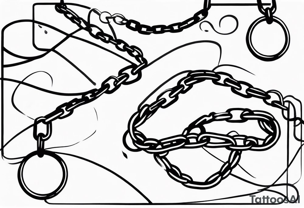 chain tattoo idea