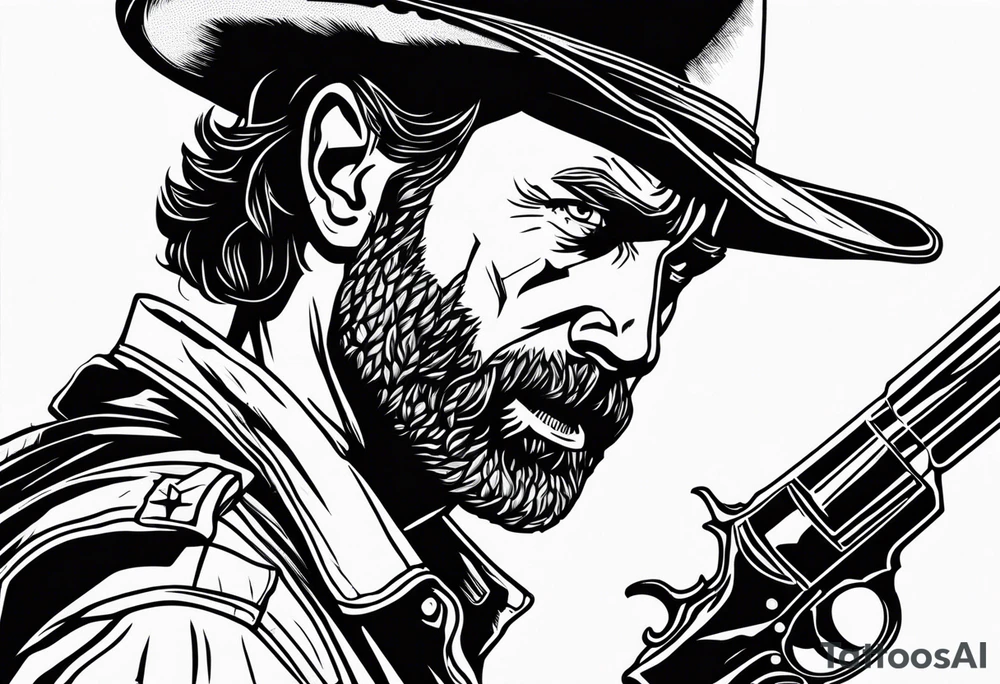 The walking dead rick grimes objet tattoo idea