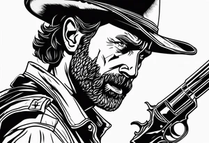 The walking dead rick grimes objet tattoo idea