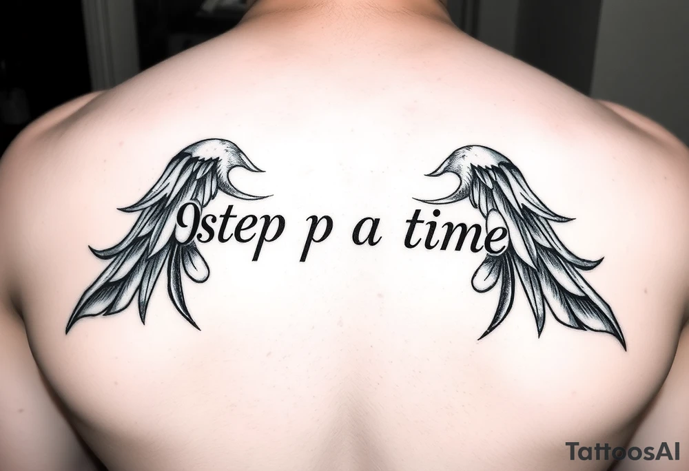 One step at a time 
saying tattoo idea