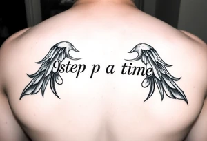 One step at a time 
saying tattoo idea