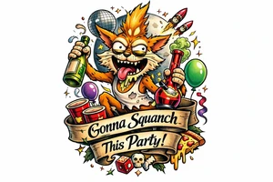 Squanch going to squanch this party tattoo idea