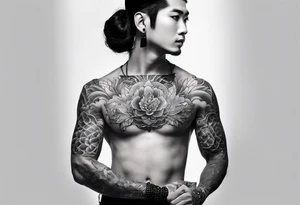 Oriental forearm tattoo representation of consistency tattoo idea