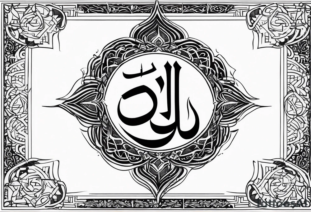 ALLAH tattoo idea