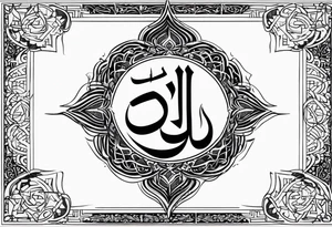 ALLAH tattoo idea