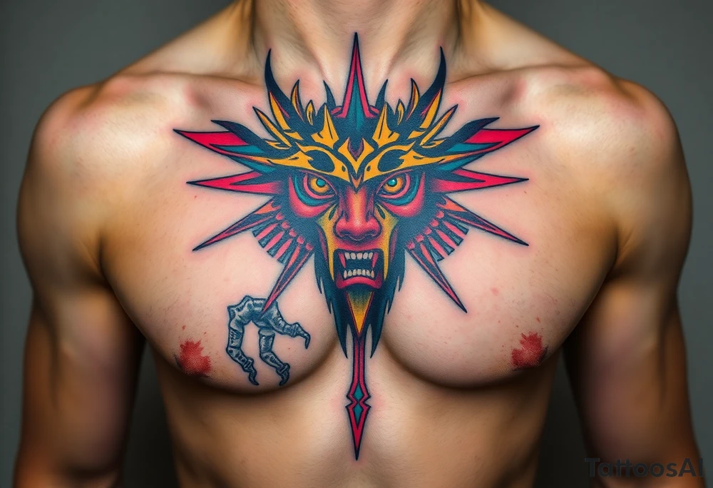Левиафан в Хтоническом стиле tattoo idea