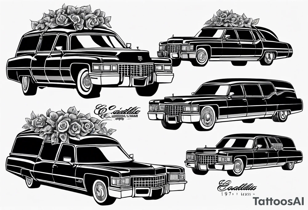 1973 Cadillac hearse
L tattoo idea