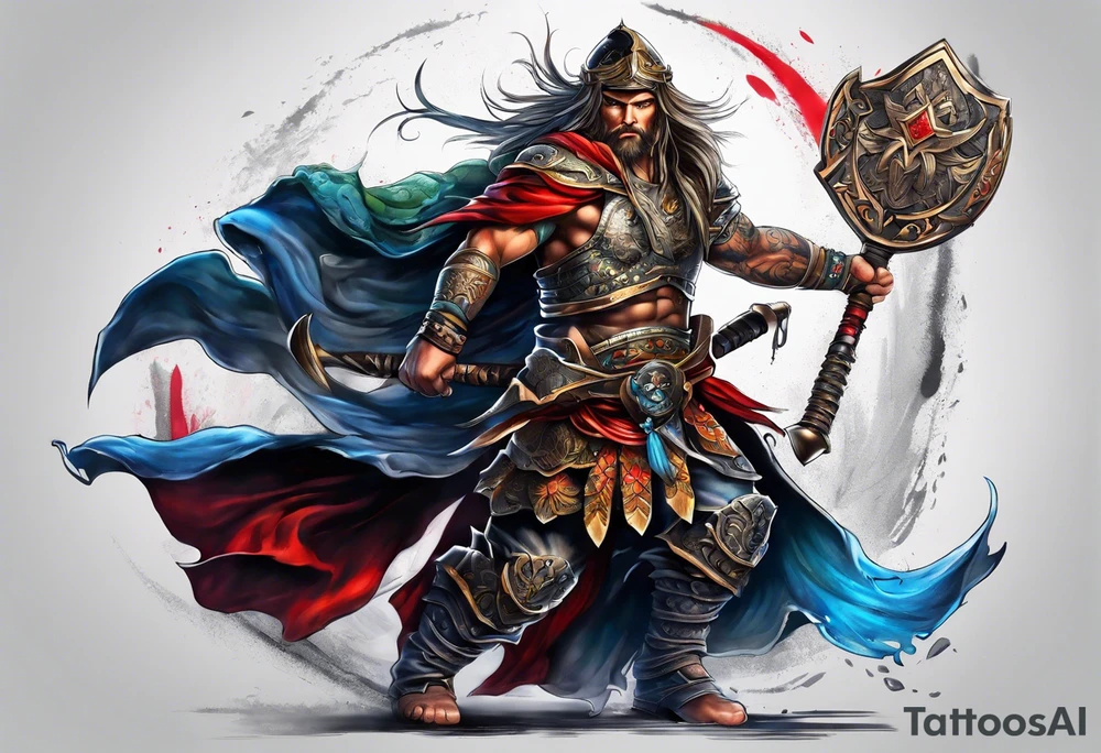 Warrior tattoo idea