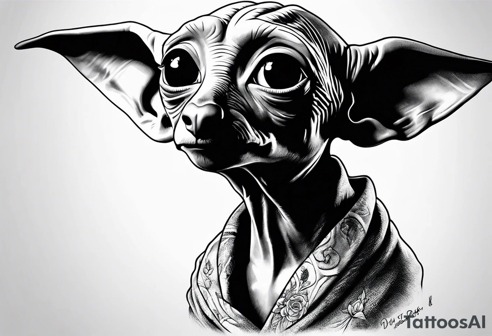 Dobby from harry potter tattoo idea