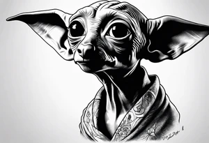 Dobby from harry potter tattoo idea