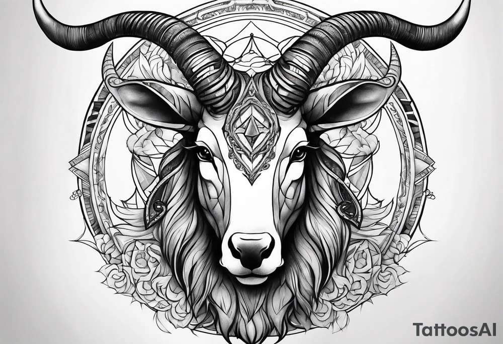 Capricorn tattoo idea