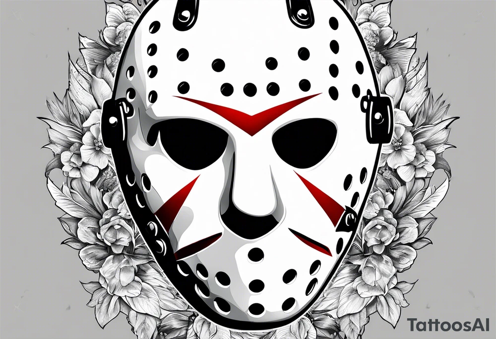 Friday the 13th Jason mask tattoo idea