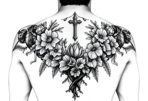 Sexy full back tattoo garden of eden⁹ tattoo idea