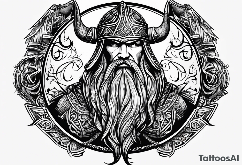 Vikings símbol tattoo idea