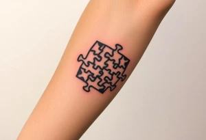 puzzle tattoo idea