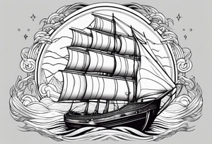 4 family self ocean sailing explore tattoo idea