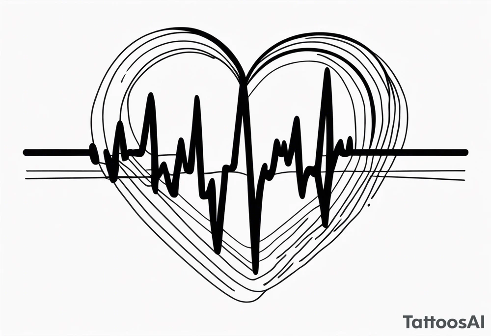 Heartbeat Line tattoo idea