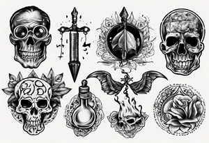 huellas tattoo idea