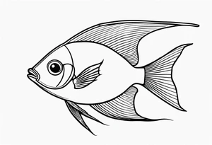 Angelfish tattoo idea