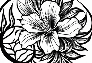 Kampala uganda Flame tree flower tattoo idea