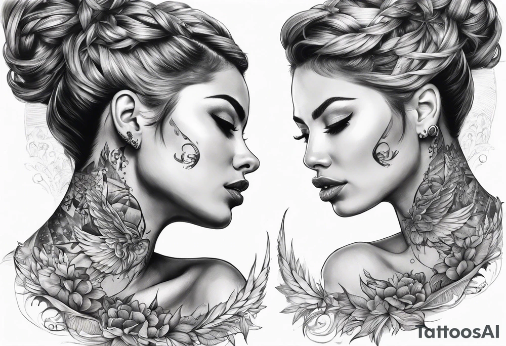 Tattoo being ejecting from the skin of the neck, symbolizing the release of the voice and freedom from censorship. tattoo idea