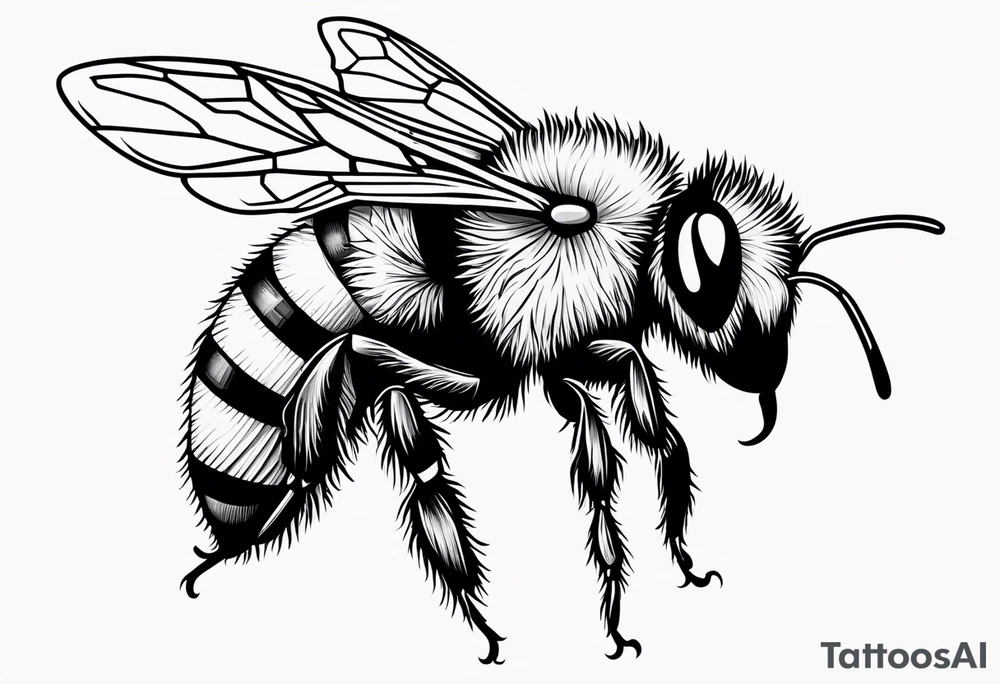 bumble bee tattoo idea