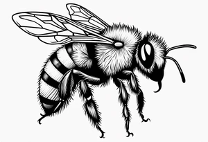 bumble bee tattoo idea