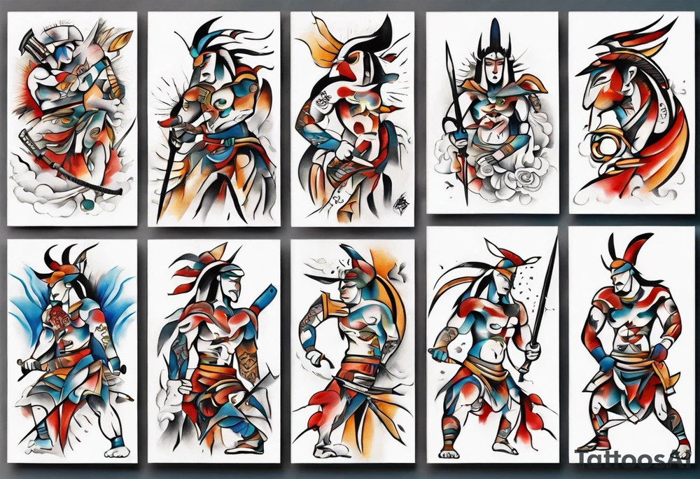 Warrior tattoo idea