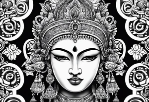 Kaputte Statue gesicht mann tattoo idea