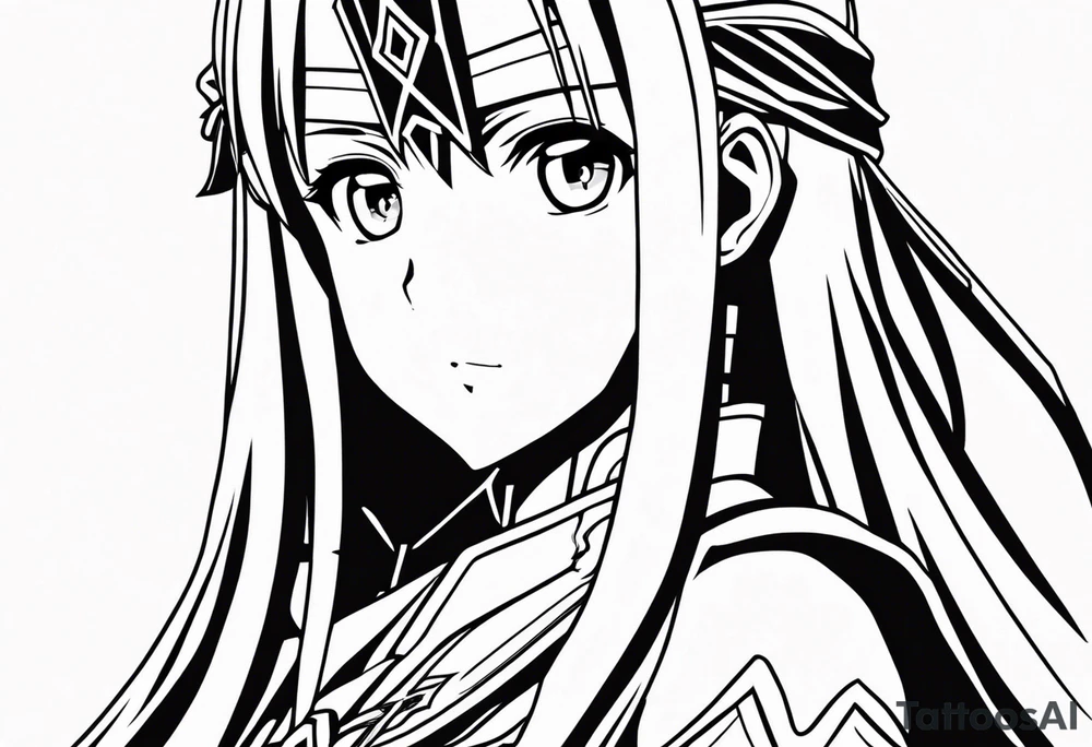 Sword art online asuna anime tattoo idea