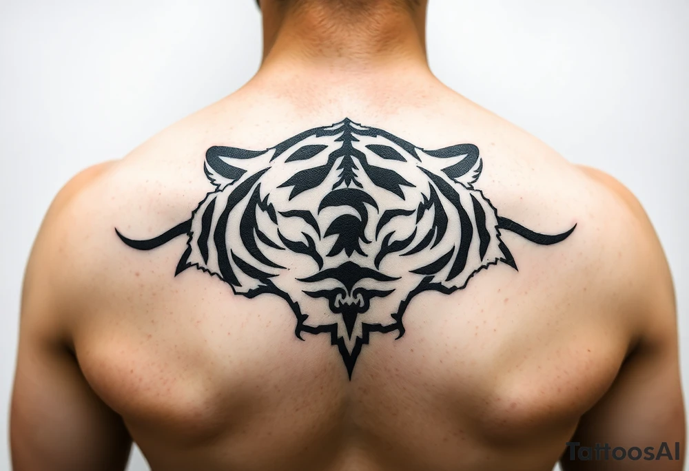 tiger stripe camo tattoo idea