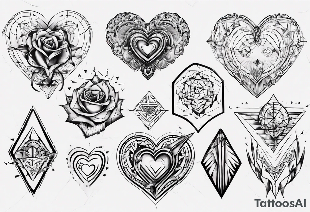 corazon tattoo idea