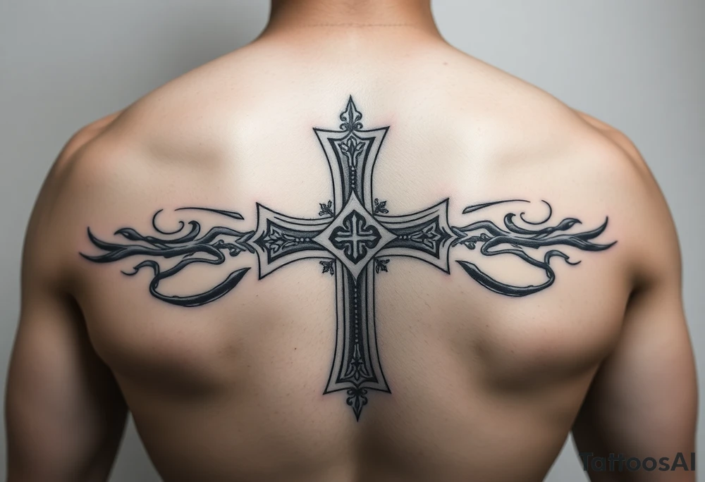 serbian cross tattoo idea