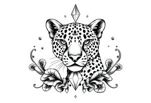 Cheetah print, diamond, mississippi, unique tattoo idea