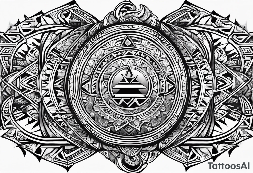 Samoan back tattoo tattoo idea