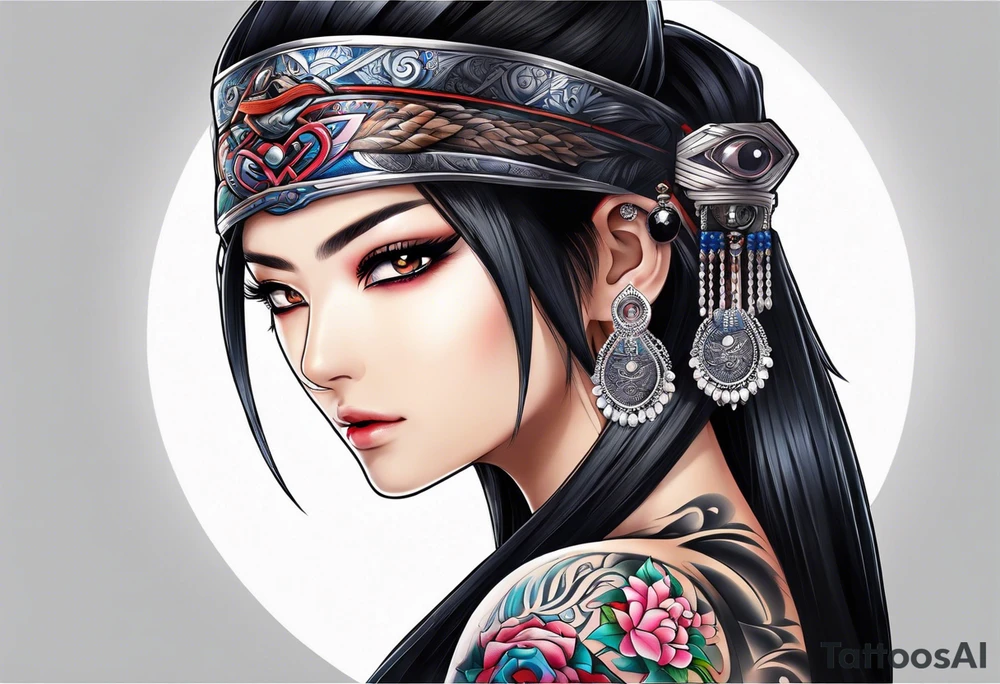 Byakugan eyes tattoo idea