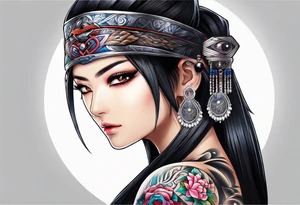 Byakugan eyes tattoo idea