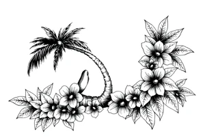 an image that represent jamaica island life tattoo idea