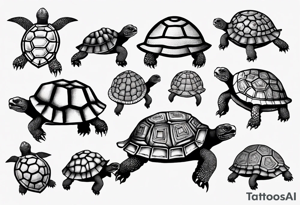 tortoise tattoo idea