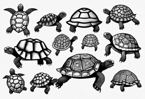 tortoise tattoo idea