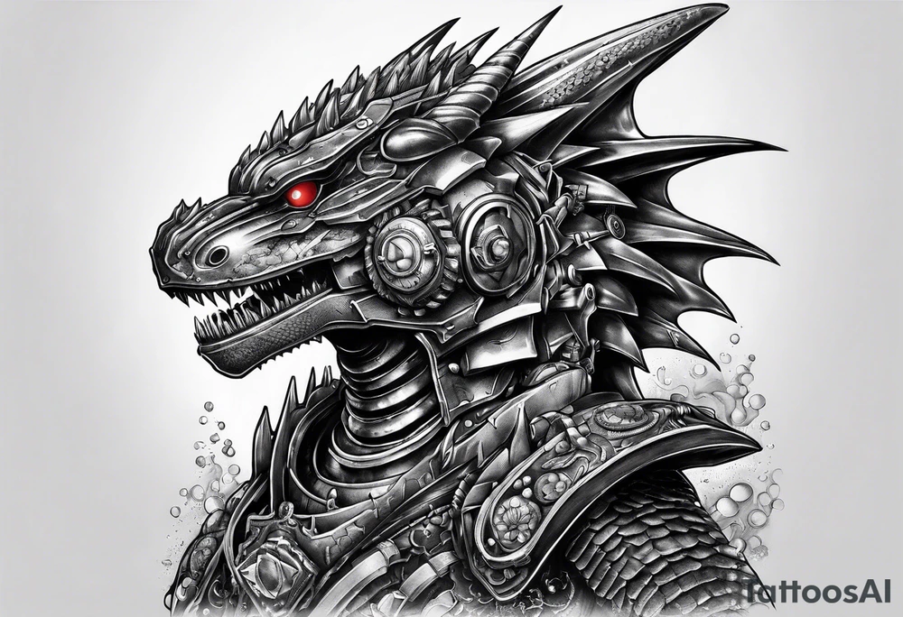 Mechagodzilla tattoo idea